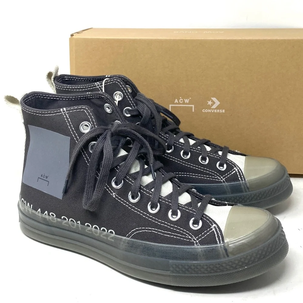 Converse Chuck 70 For Women Shoe High Top Sneakers Skate Gray Canvas A02277C